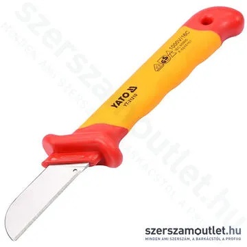 YATO Szigetelt kábel blankoló/vágó kés 180mm 1000V-ig szigetelt (YT-21210)