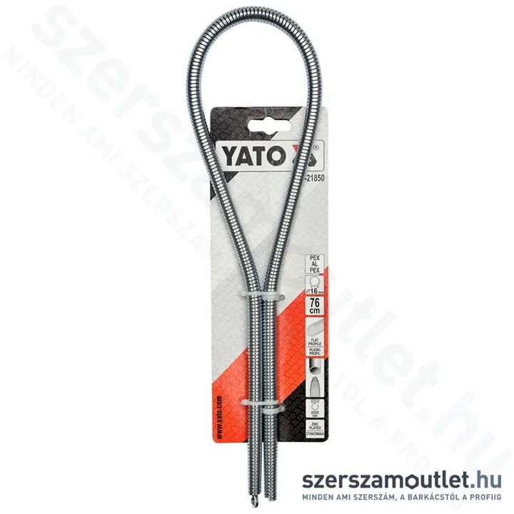 YATO Belső rugó 16mm-es cső hajlításhoz, 76cm (YT-21850)