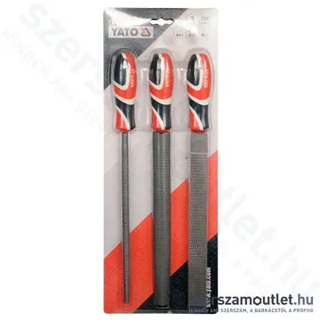 YATO Ráspoly készlet 3 részes 250mm (YT-6222)