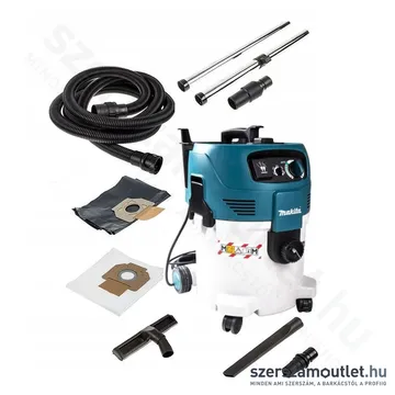 MAKITA VC3012M Ipari száraz-nedves porszívó (1400W/30l)
