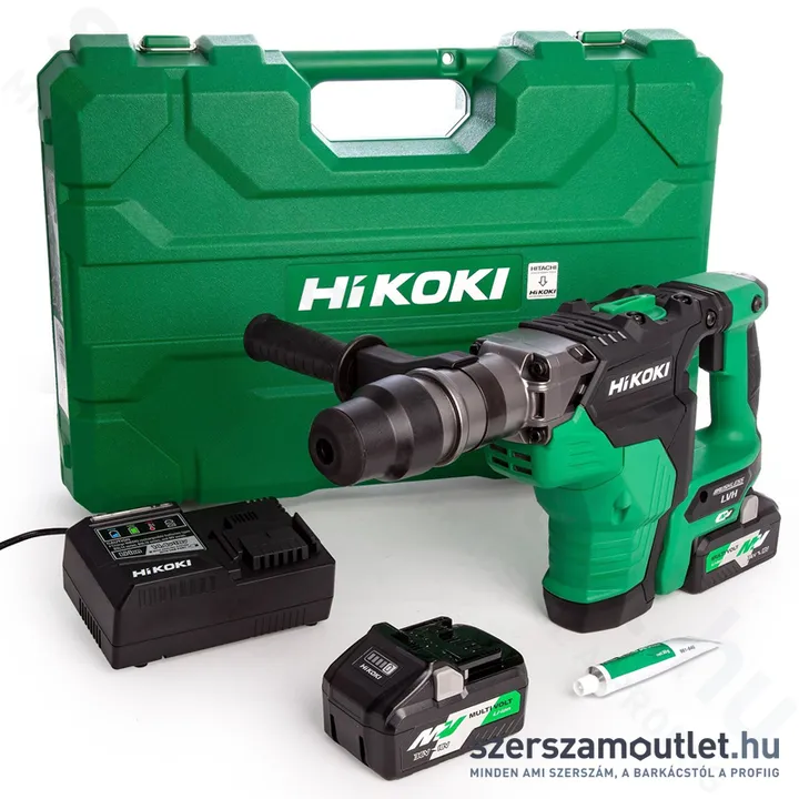 HIKOKI DH36DMA Akkus fúró-vésőkalapács SDS-MAX, KOFFERBEN (2x4,0Ah/36V) MULTI VOLT(36V)