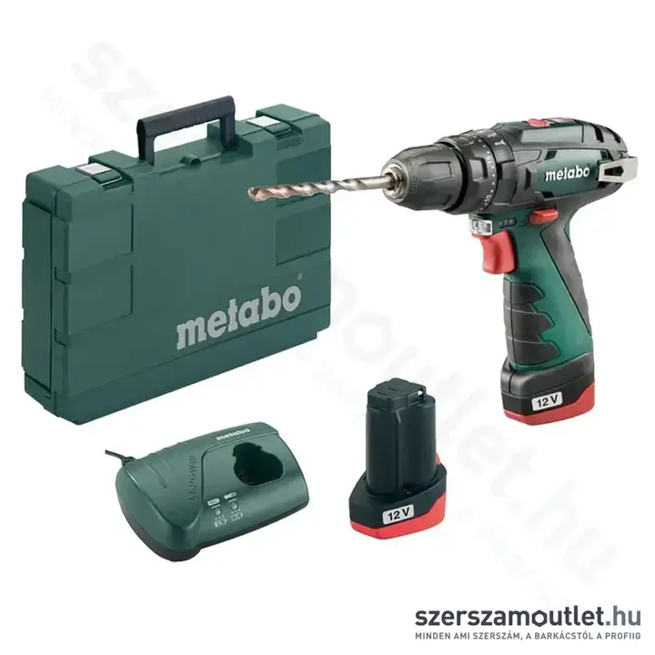 METABO PowerMaxx SB BASIC Ütvefúró-csavarozó kofferben (2x2,0Ah/10,8V)