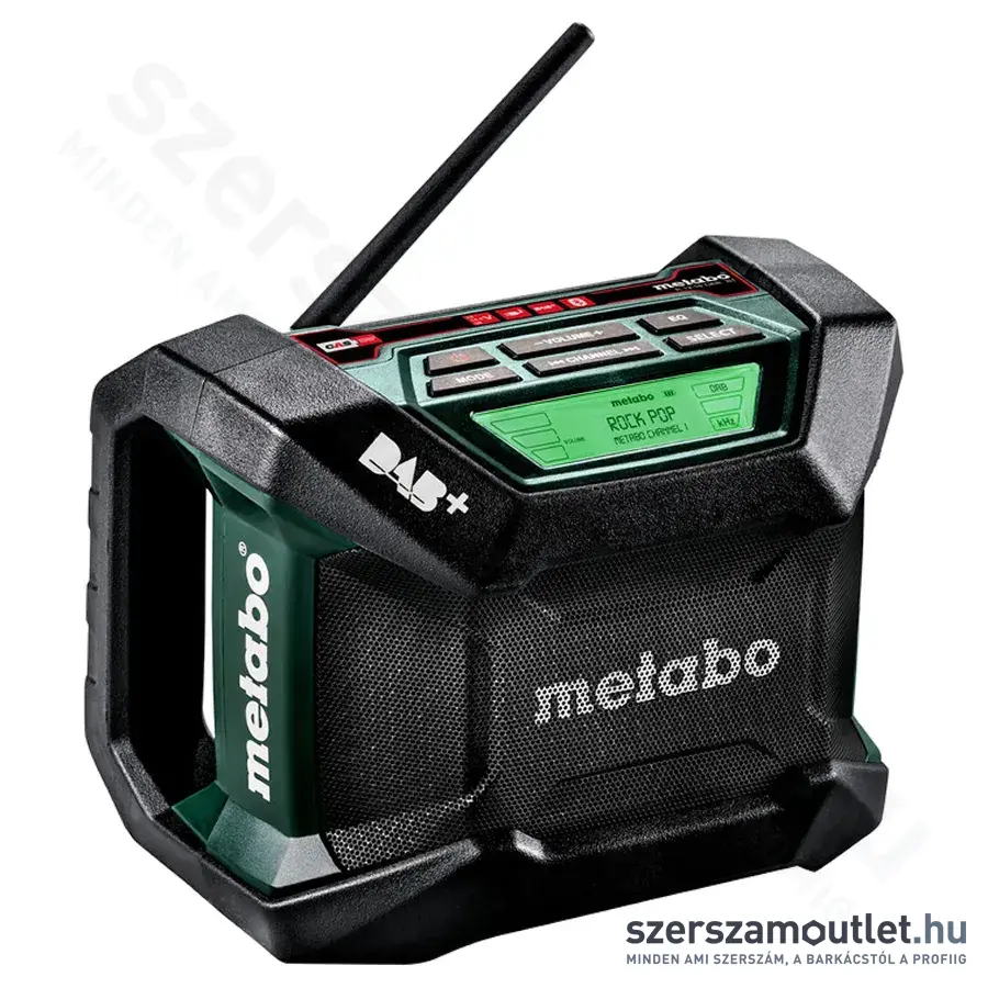 METABO R 12-18 DAB+ BT Akkus rádió + hálózati adapter (Akku és töltő nélkül)