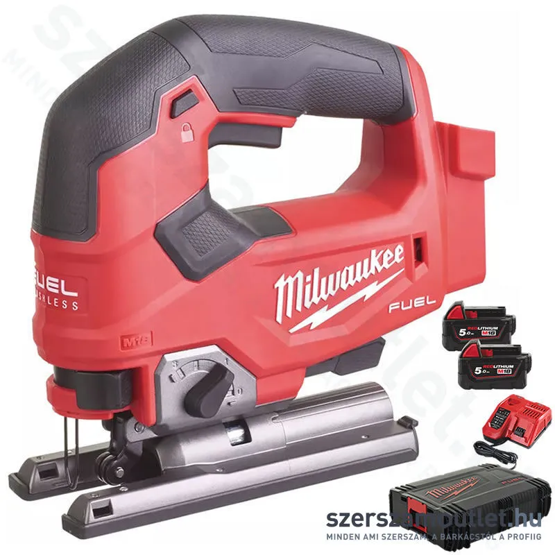 MILWAUKEE M18 FJS-502X Akkus szúrófűrész szénkefementes, HD kofferben (2x5,0Ah/18V)