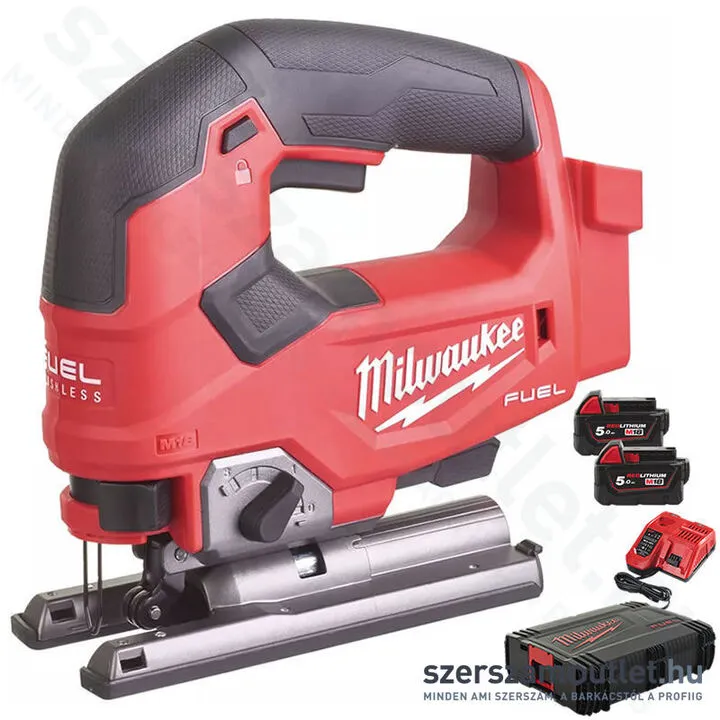 MILWAUKEE M18 FJS-502X Akkus szúrófűrész szénkefementes, HD kofferben (2x5,0Ah/18V)