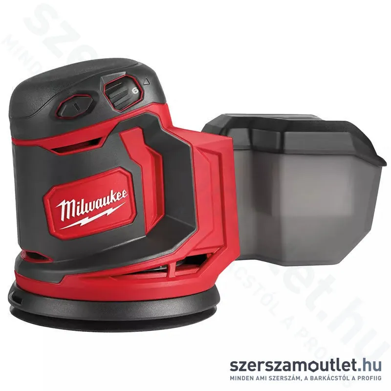 MILWAUKEE M18 BOS125-0 Akkus excentercsiszoló (18V/125mm) (Akku és töltő nélkül!) (4933464228)