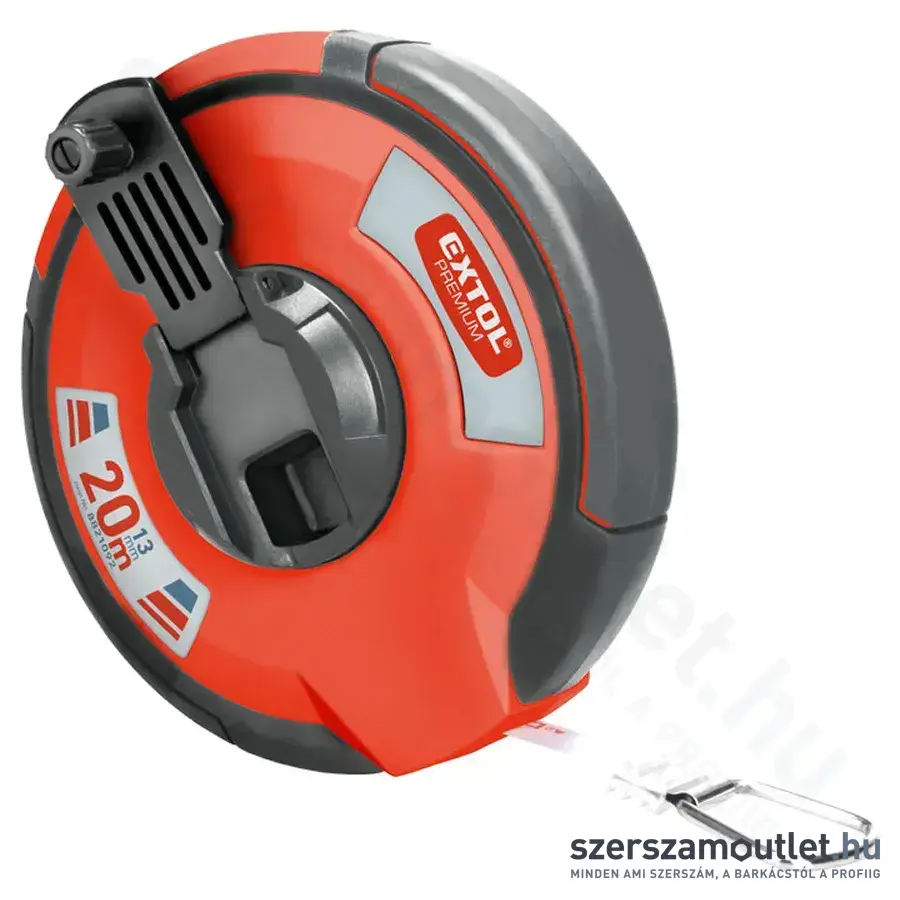 EXTOL Mérőszalag gumírozott 20m/13mm