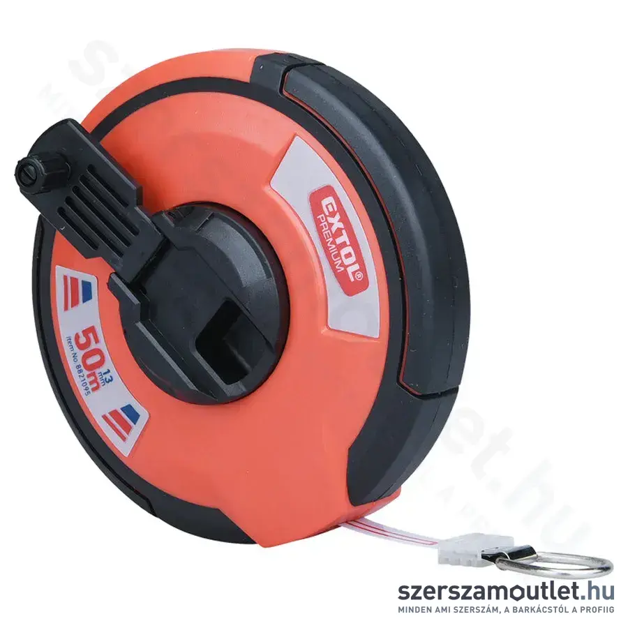 EXTOL Mérőszalag gumírozott 50m/13mm