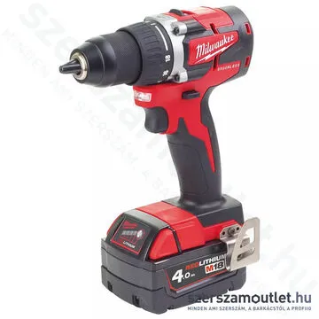 MILWAUKEE M18 CBLDD-402C Akkus fúró-csavarbehajtó, szénkefementes, kofferben (60Nm/2x4,0Ah/18V)