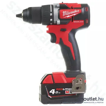 MILWAUKEE M18 CBLDD-402C Akkus fúró-csavarbehajtó, szénkefementes, kofferben (60Nm/2x4,0Ah/18V)