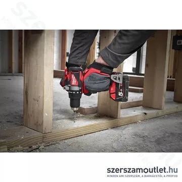 MILWAUKEE M18 BLDD2-502X Akkus fúró-csavarbehajtó, szénkefementes, HD kofferben (82Nm/2x5,0Ah/18V)