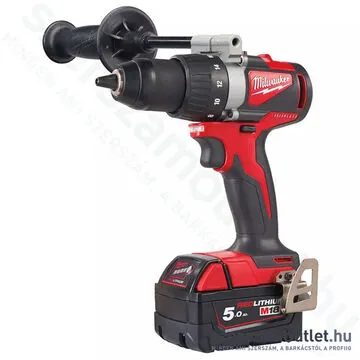 MILWAUKEE M18 BLDD2-502X Akkus fúró-csavarbehajtó, szénkefementes, HD kofferben (82Nm/2x5,0Ah/18V)