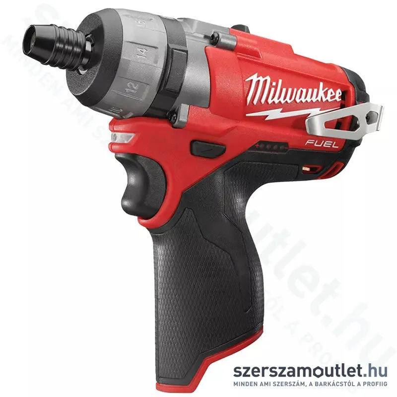 MILWAUKEE M12 CD-0 Akkus csavarbehajtó (12V) (Akku és töltő nélkül!) (4933440450)