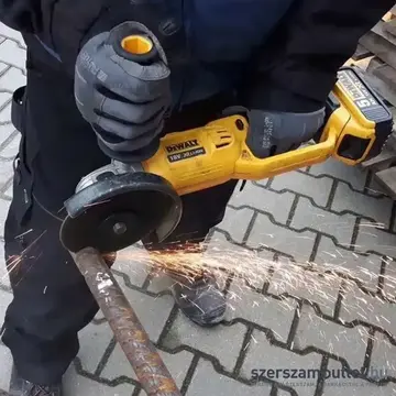 DEWALT DCG412N-XJ Akkus sarokcsiszoló (18V/125mm) (Akku és töltő nélkül!)
