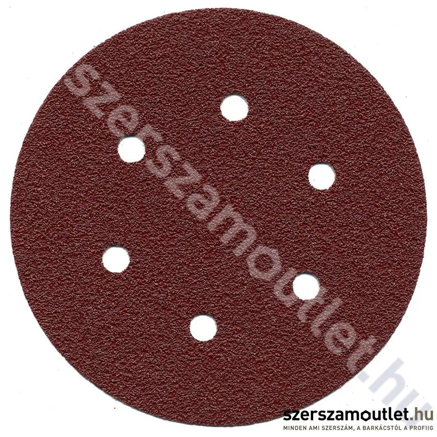 MAKITA Tépőzáras csiszolókorong piros 150mm K400 (10db)