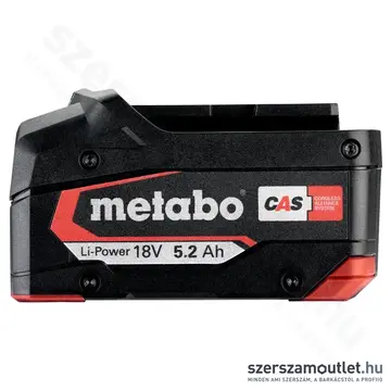 METABO Li-Power akkuegység (18V/5,2Ah) (eredeti)