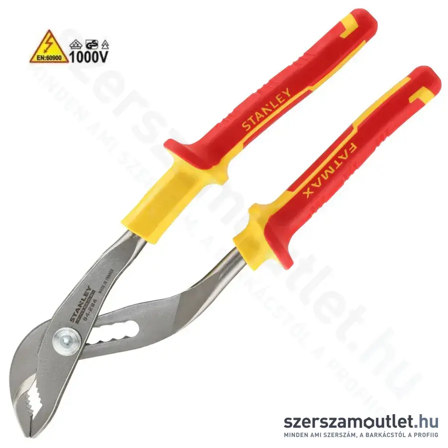STANLEY FatMax SZIGETELT vízpumpafogó 255mm 1000V (0-84-294)