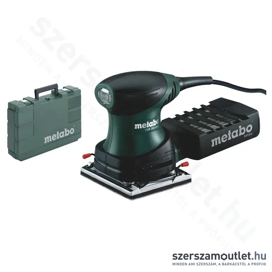 METABO FSR 200 INTEC Rezgőcsiszoló kofferben (200W/114x102mm)