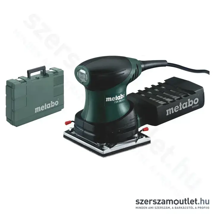 METABO FSR 200 INTEC Rezgőcsiszoló kofferben (200W/114x102mm) (600066500)