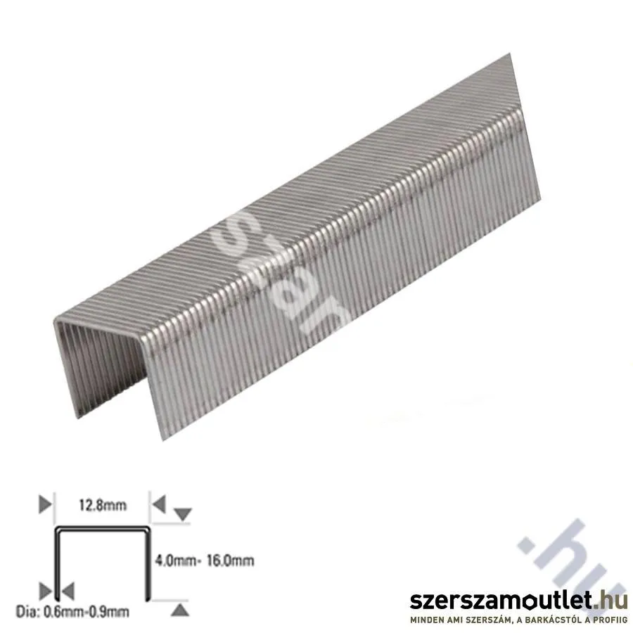 BOSTITCH 80 tűzőgépkapocs 4mm galvanizált 10000db