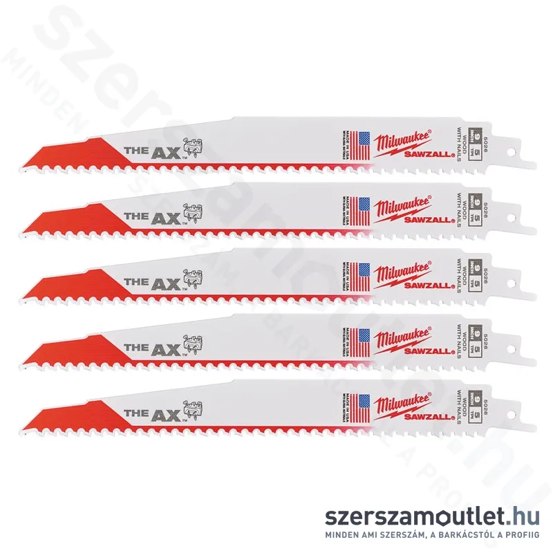 MILWAUKEE HEAVY DUTY orrfűrészlap szöges fához 230/5/3,2mm (5db) (48475026) (48005026)
