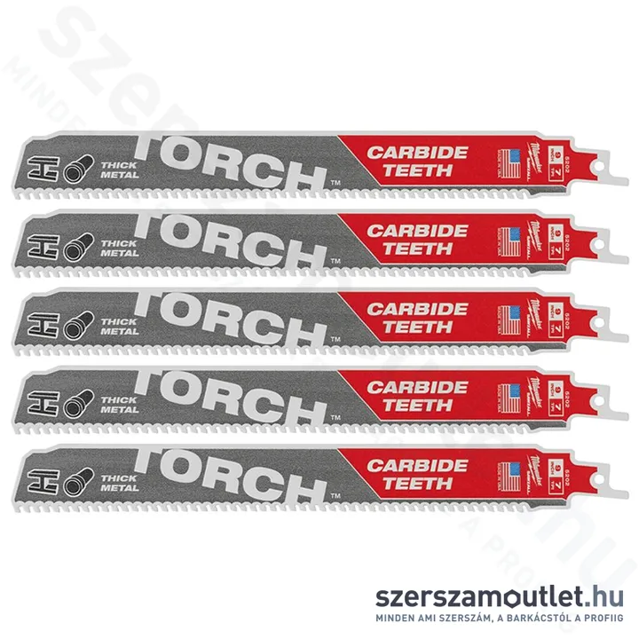 MILWAUKEE TCT TORCH orrfűrészlap fémhez, karbid bontó 230mm (5db) (48005502)