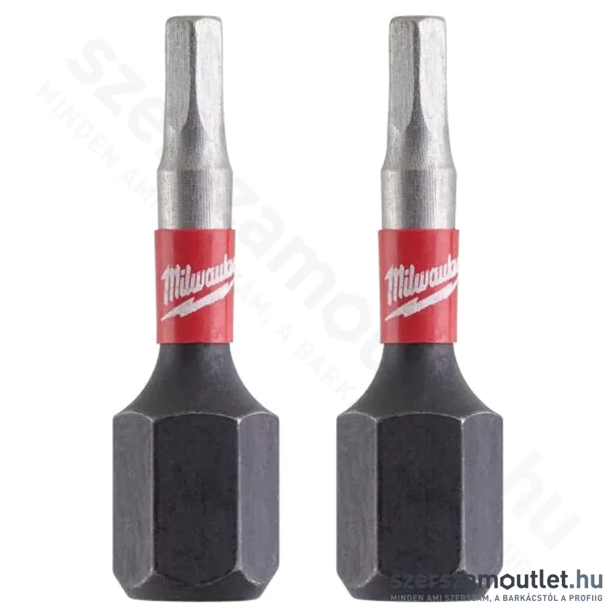 MILWAUKEE SHOCKWAVE Hex bithegy 6x25mm (2db)