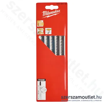 MILWAUKEE T 744 D Gyorsvágó fűrészlap 155x4mm (5db) (4932354745)