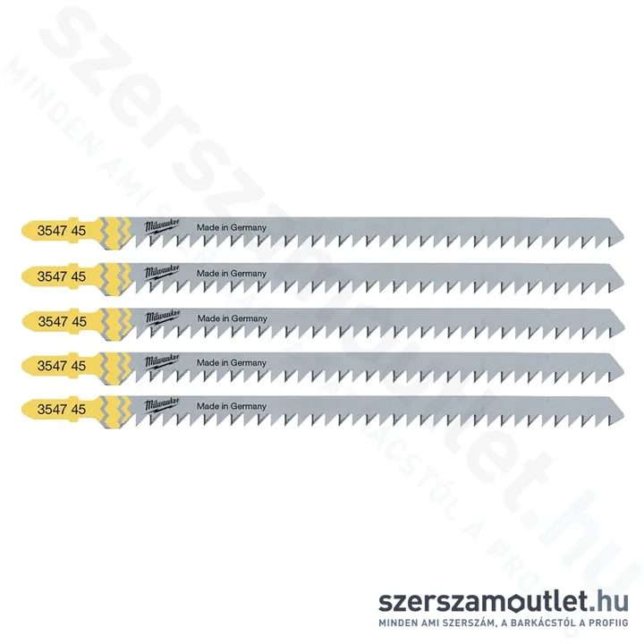 MILWAUKEE T 744 D Gyorsvágó fűrészlap 155x4mm (5db) (4932354745)