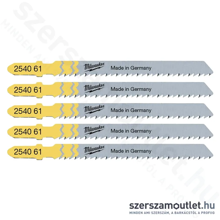 MILWAUKEE T 101 B Tiszta és forgács nélkül vágó szúrófűrészlap 75x2,5mm (5db) (4932254061)