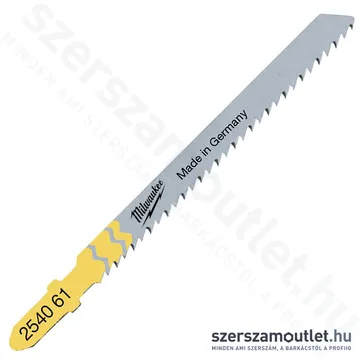 MILWAUKEE T 101 B Tiszta és forgács nélkül vágó szúrófűrészlap 75x2,5mm (25db) (4932373489)