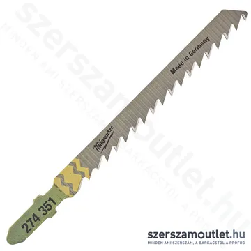 MILWAUKEE T 101 D Tiszta és forgács nélkül vágó fűrészlap 75x4mm (25db) (4932373490)