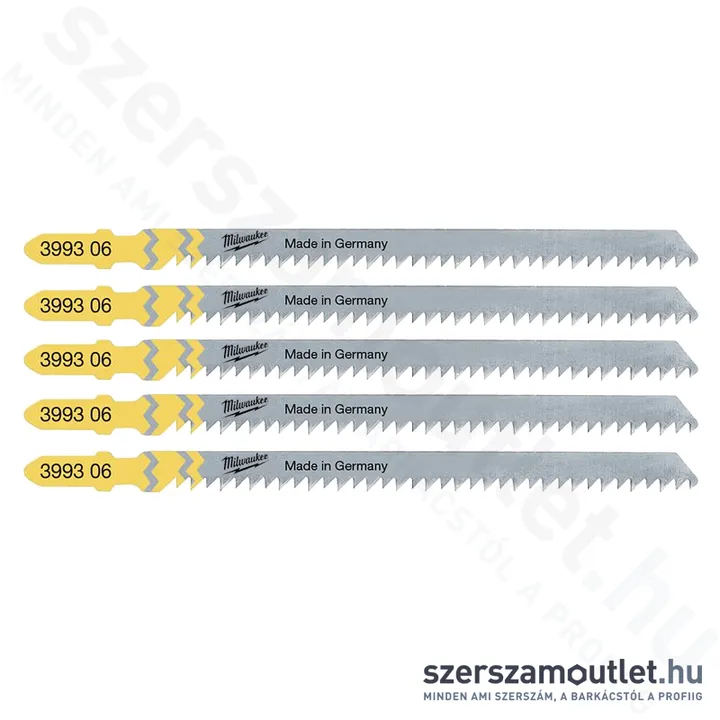 MILWAUKEE T 301 CD Tiszta és forgács nélkül vágó fűrészlap 105x3mm (5db) (4932399306)