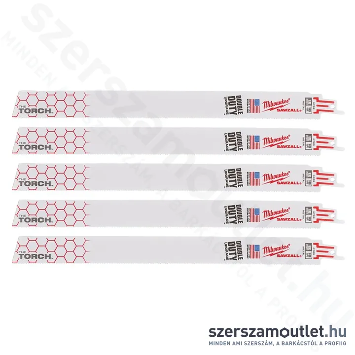 MILWAUKEE HEAVY DUTY bontó orrfűrészlap T300x18mm (5db) (48005789)