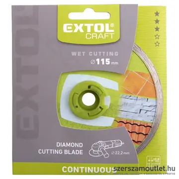 EXTOL Gyémánttárcsa csempevágáshoz (sima) 115x2,0x22,2mm