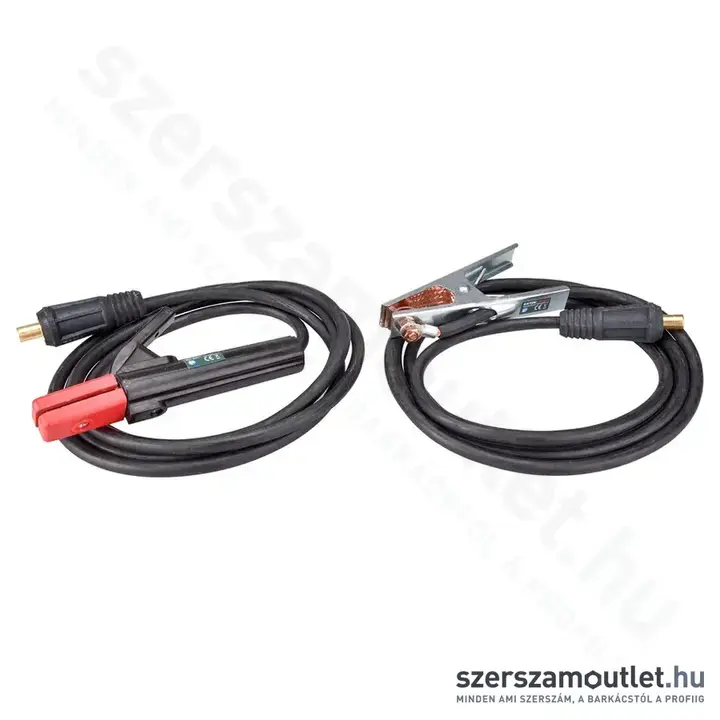 EXTOL Munkakábel elektródafogóval földkábel csipesszel (200A/3m)