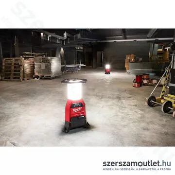 MILWAUKEE M18 ONESLDP-0 LED Akkus helyszínmegvilágító lámpa és töltő (18V) (Akku és töltő nélkül!)