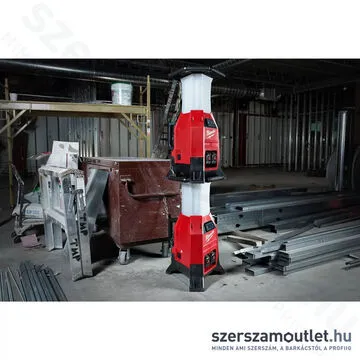 MILWAUKEE M18 ONESLDP-0 LED Akkus helyszínmegvilágító lámpa és töltő (18V) (Akku és töltő nélkül!)