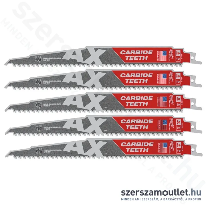 MILWAUKEE AX CARBIDE orrfűrészlap TCT AX 230mm (5db) (48005526)