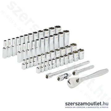 MILWAUKEE Racsnis dugókulcs készlet 50 részes 1/4" (5-15mm)