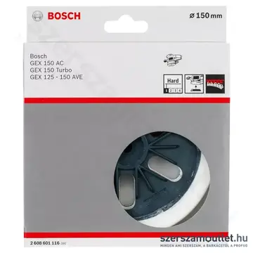 BOSCH Csiszolótalp GEX 150AC/150 Turbo/125-150AVE-hoz 150mm Kemény