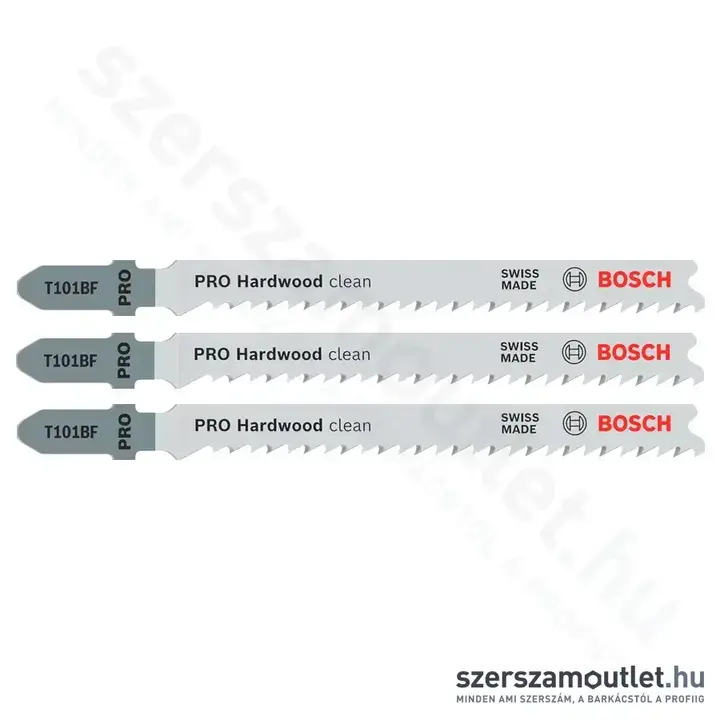BOSCH T 101 BF Clean for Hard Wood szúrófűrészlap [3db/csomag] (2608636226)