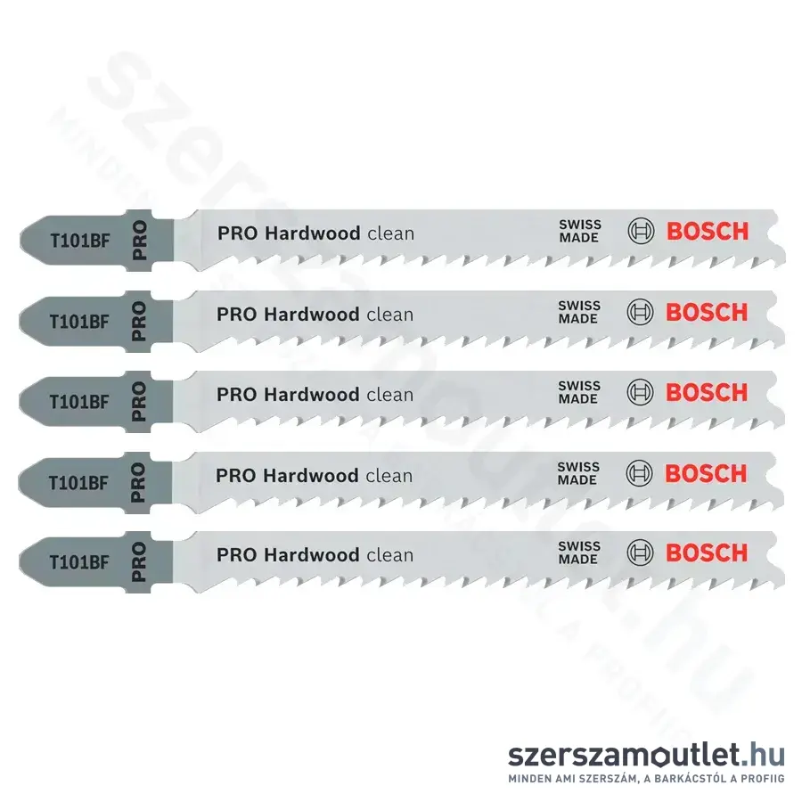 BOSCH T 101 BF Clean for Hard Wood szúrófűrészlap [5db/csomag] (2608634234)