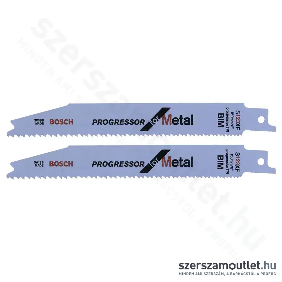 BOSCH S 123 XF Progressor for Metal szablyafűrészlap 2db (2608654401)