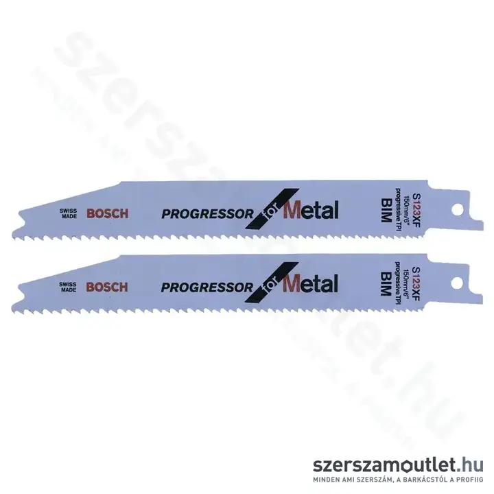 BOSCH S 123 XF Progressor for Metal szablyafűrészlap 2db (2608654401)