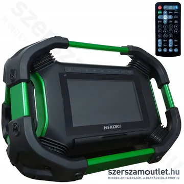 HIKOKI UR18DSML Akkus TV és rádió (Bluetooth) (18V) (Akku és töltő nélkül!)