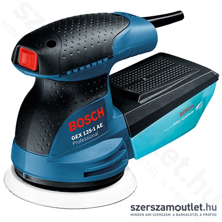BOSCH GEX 125-1 AE Excenter csiszoló (250W/125mm) (0601387500)