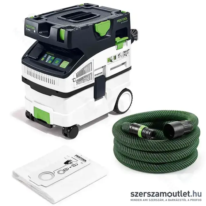 FESTOOL CTM MIDI I CLEANTEC Mobil elszívó (1200W/15l) (574822)