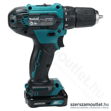 MAKITA DF333DSAE akkus fúró-csavarbehajtó kofferben (2x2,0Ah/12V)