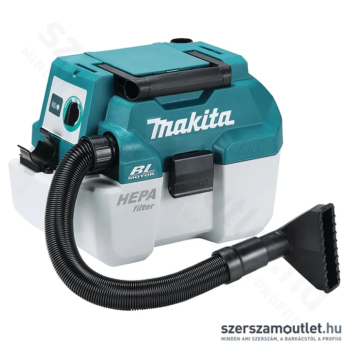 MAKITA DVC750LZ Akkus Száraz-Nedves porszívó BL motoros, HEPA (18V) (Akku és töltő nélkül!)